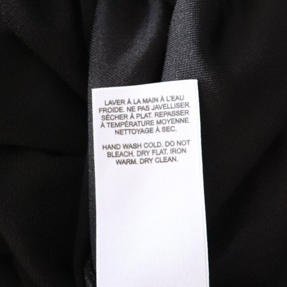 Dynamite Women's Black Sz M Mesh Long Sleeve Square/V-Neck Stretch Bodysuit - Picture 11 of 11